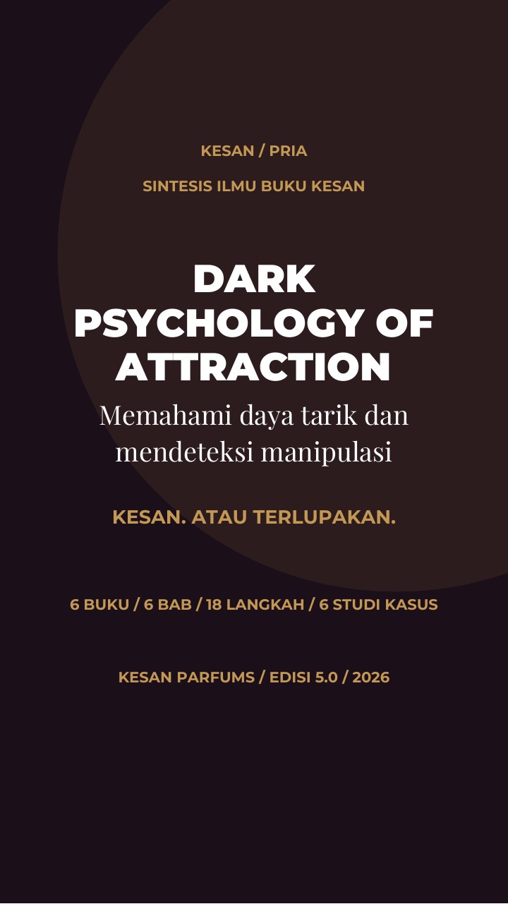 Sampul DARK PSYCHOLOGY OF ATTRACTION